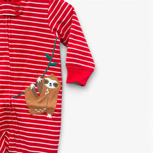 Load image into Gallery viewer, Cherry Sloth Snuggle Romper