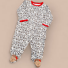 Load image into Gallery viewer, Leopard Print Cotton Baby Romper