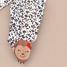 Load image into Gallery viewer, Leopard Print Cotton Baby Romper