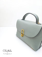 Load image into Gallery viewer, "Callie leather bag” (Grey Green)