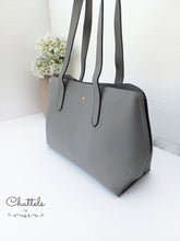 Load image into Gallery viewer, “Sylvia L.Grey Bag”