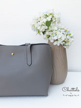 Load image into Gallery viewer, “Sylvia L.Grey Bag”