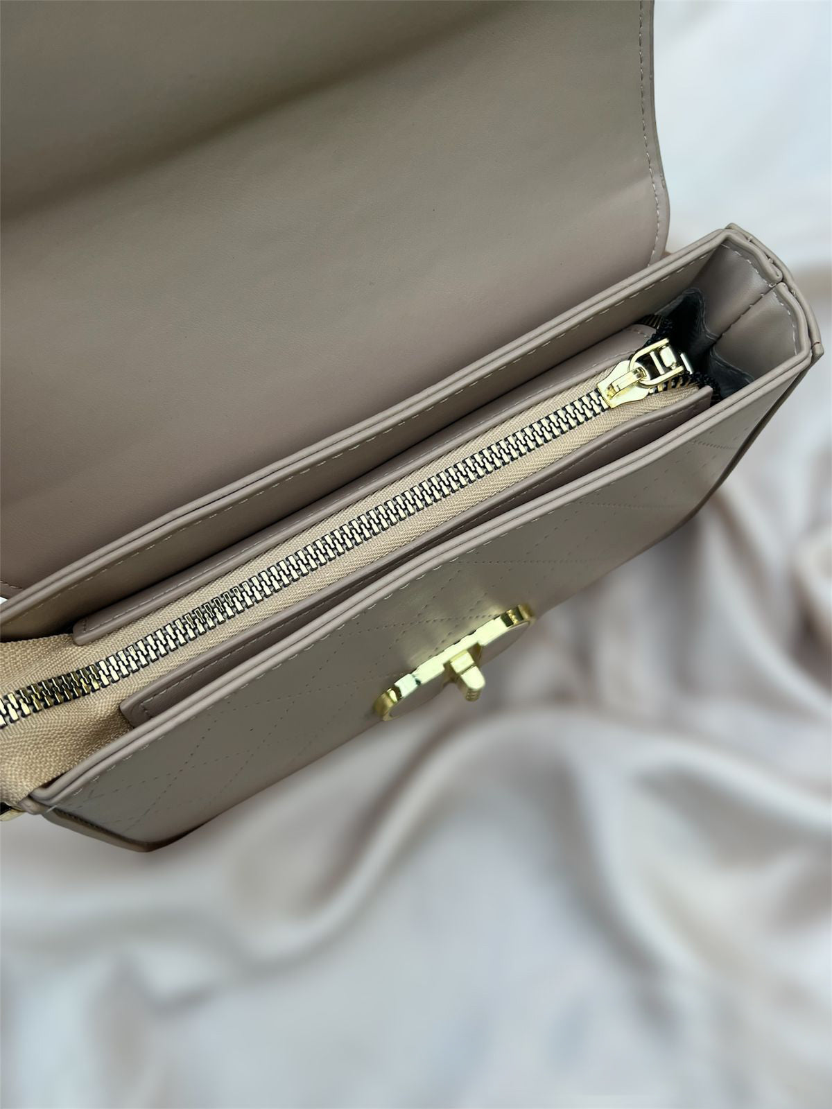 Beige Crossbody