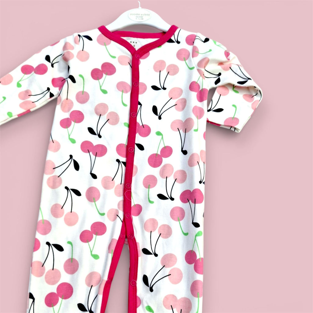 Cherry Bliss Baby Romper
