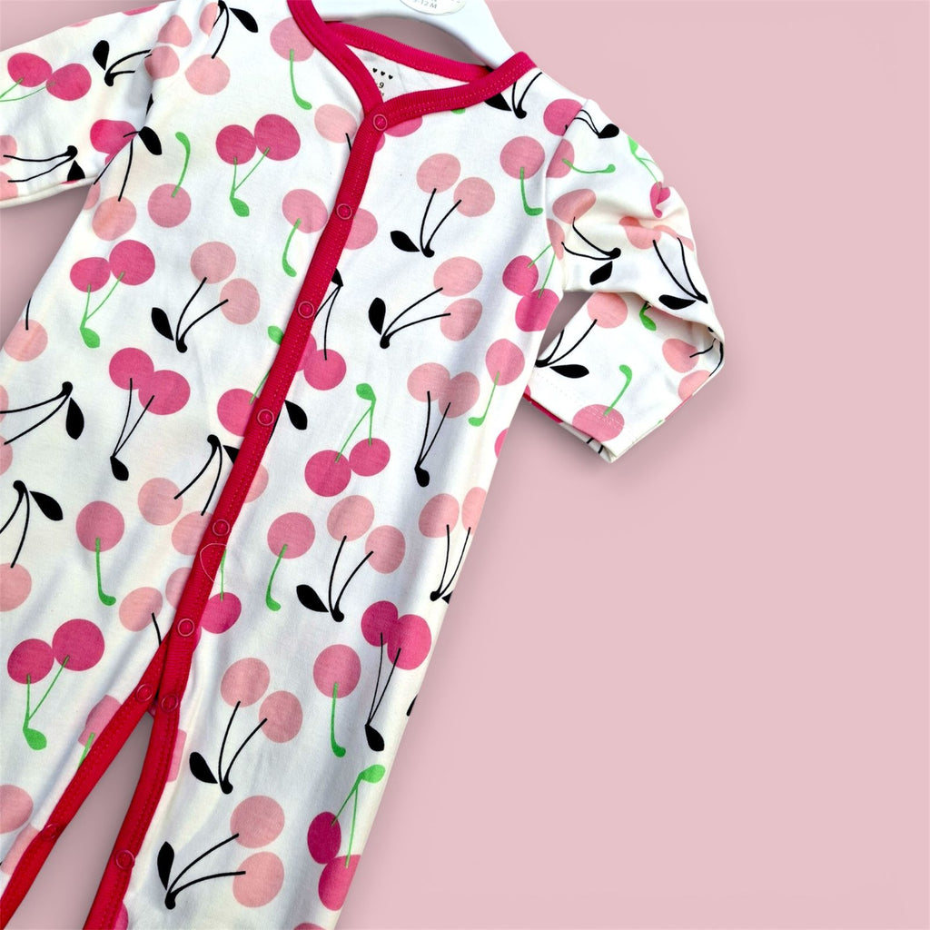 Cherry Bliss Baby Romper