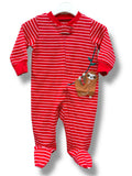 Cherry Sloth Snuggle Romper