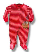 Load image into Gallery viewer, Cherry Sloth Snuggle Romper
