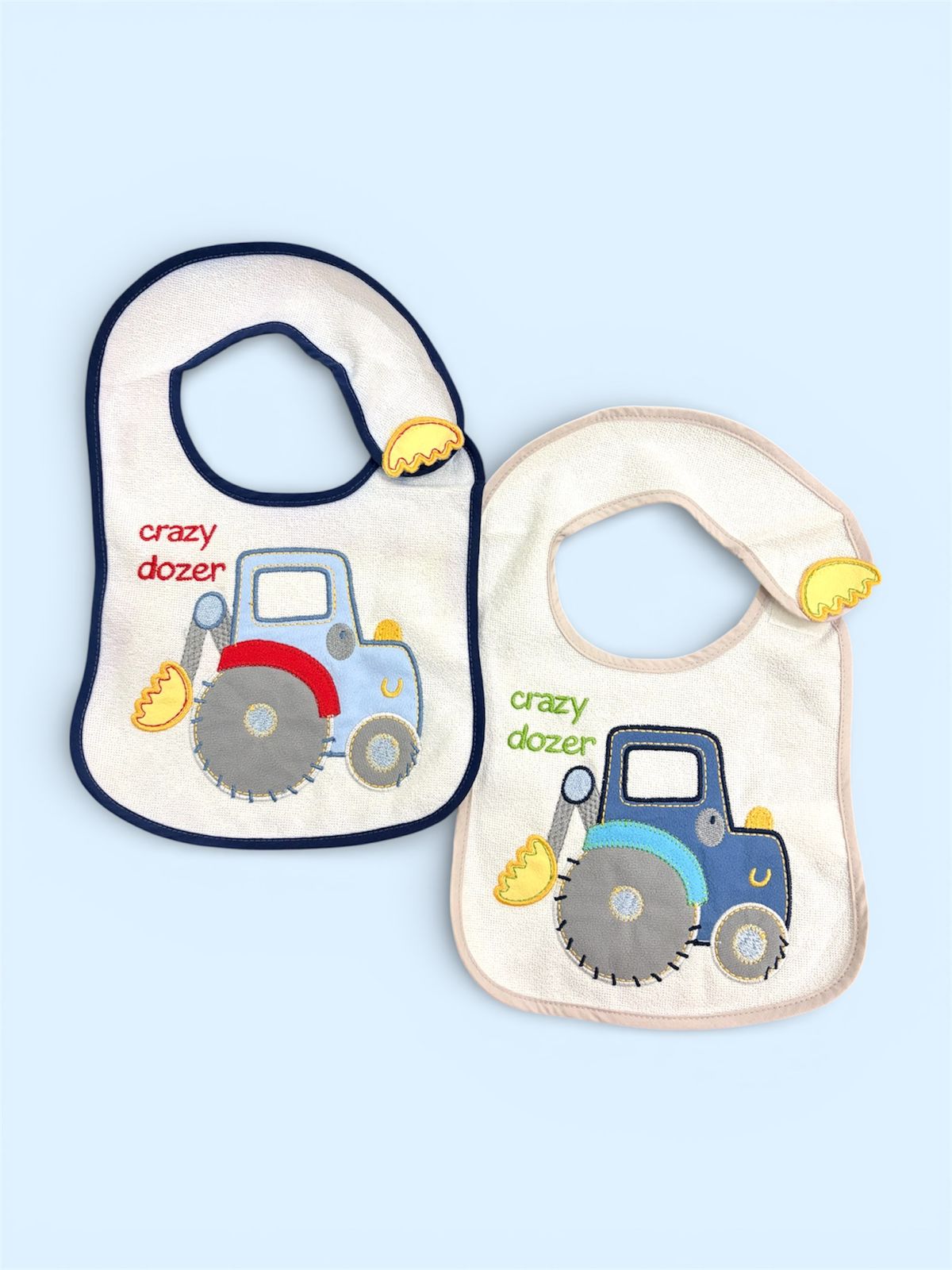 2-piece 'Crazy Dozer' bib set