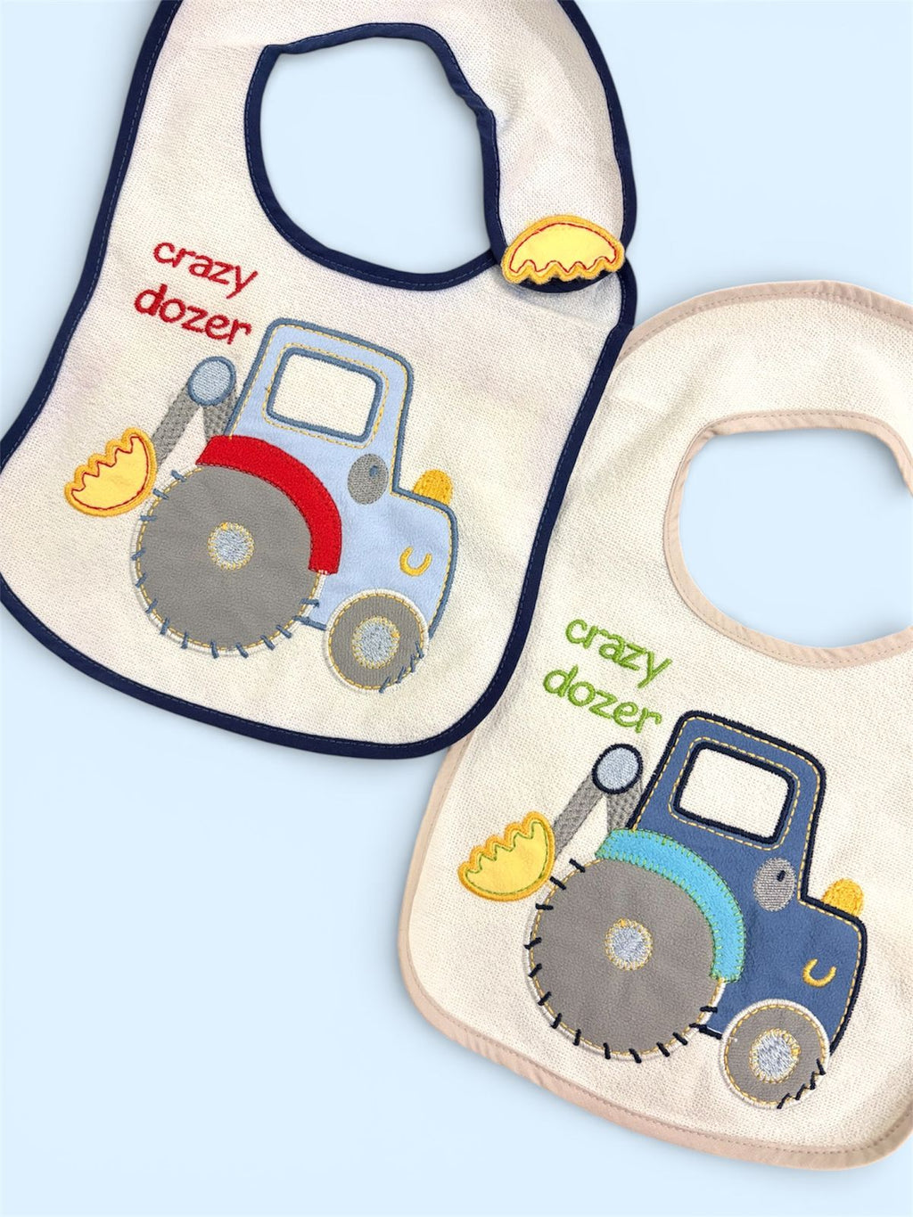 2-piece 'Crazy Dozer' bib set