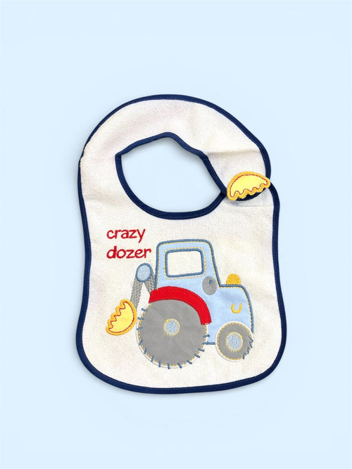 2-piece 'Crazy Dozer' bib set