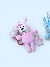 Load image into Gallery viewer, Little Bunny Baby Bib &amp; Toy Set

