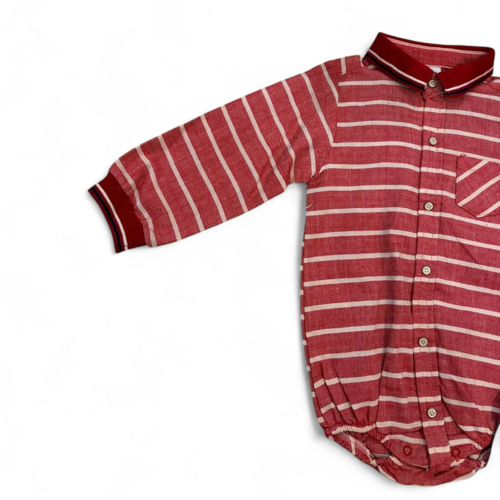 Little Classic Stripe Denim Set