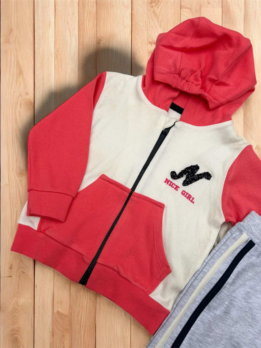 Nice Girl Sporty Hoodie & Jogger Set