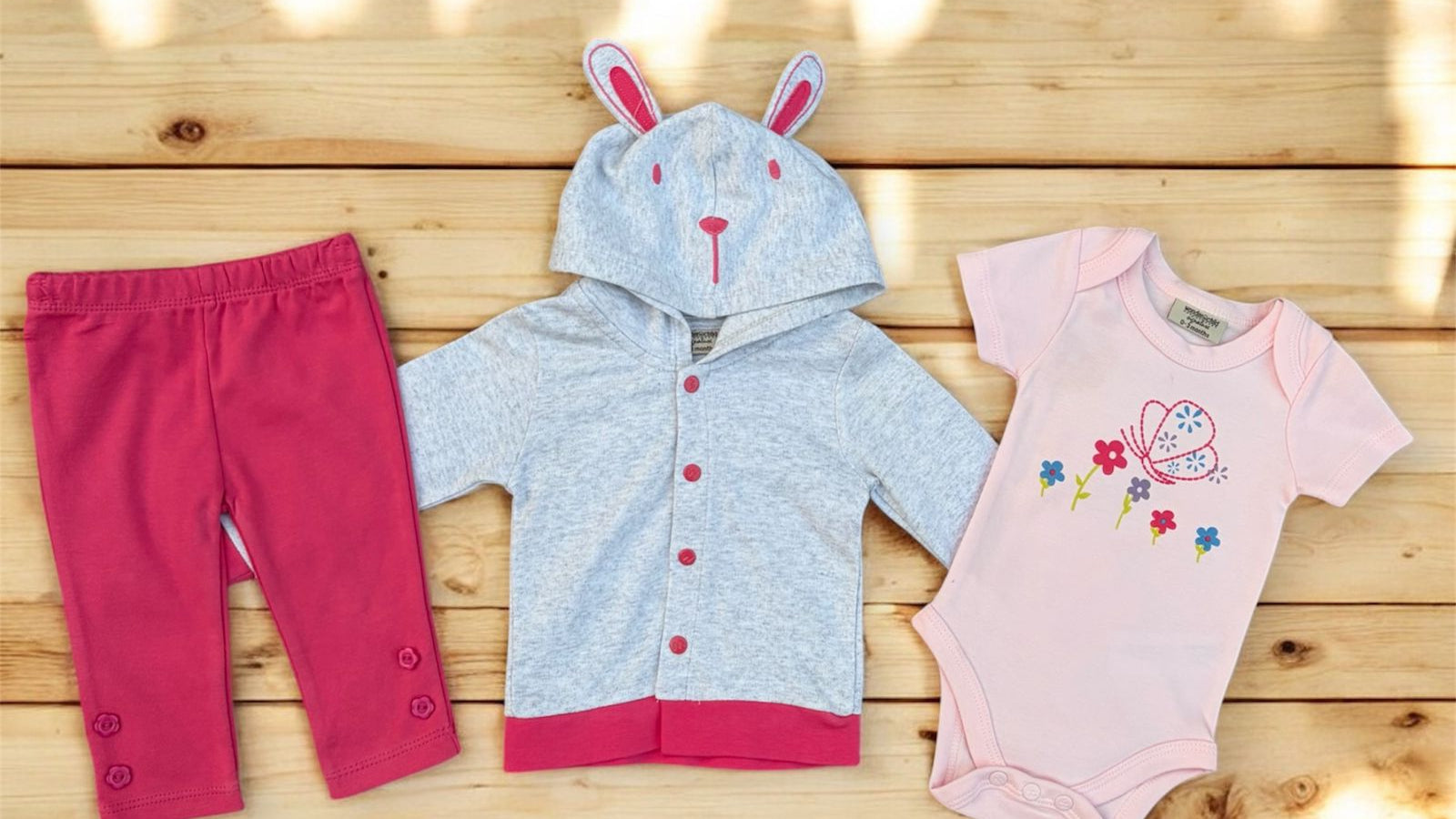 Baby Girl 3-Piece Outfit Set