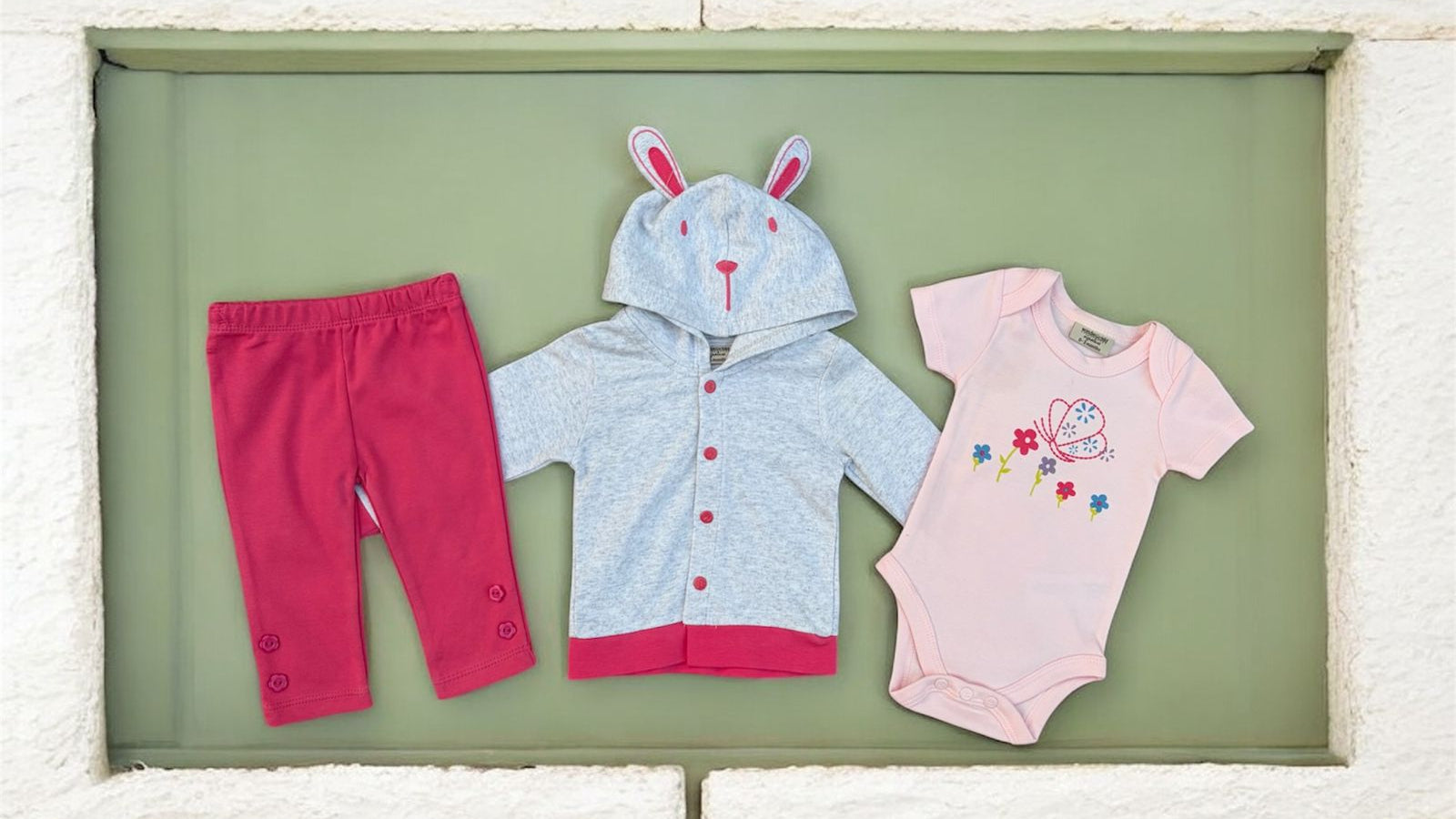 Baby Girl 3-Piece Outfit Set