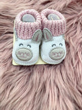 Petal Bunny Knit Baby Booties