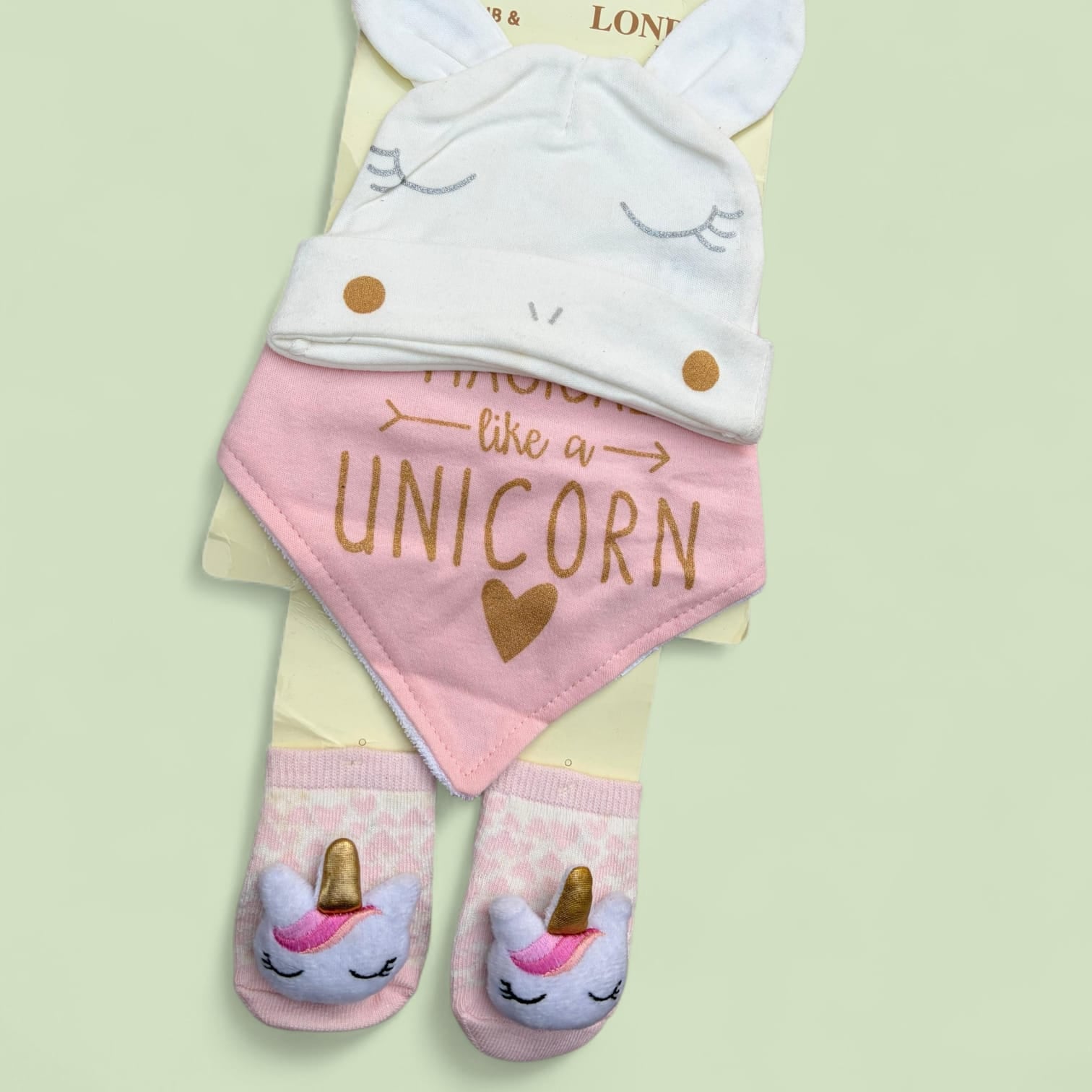 Baby Unicorn 3-Piece Gift Set