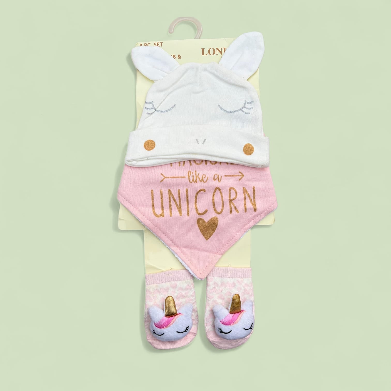 Baby Unicorn 3-Piece Gift Set