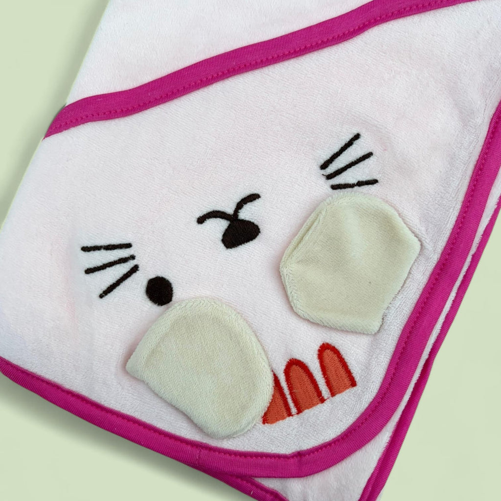 Snuggle Bunny Baby Hooded Towel