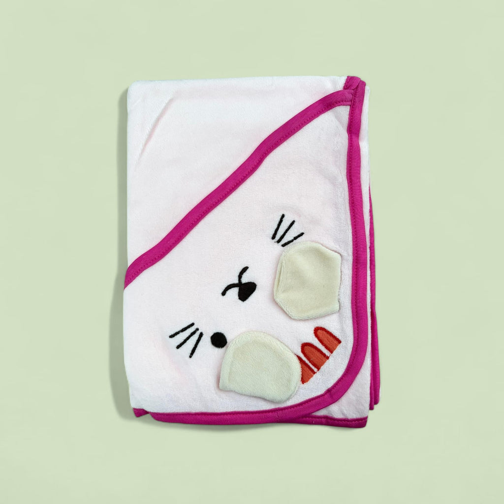 Snuggle Bunny Baby Hooded Towel