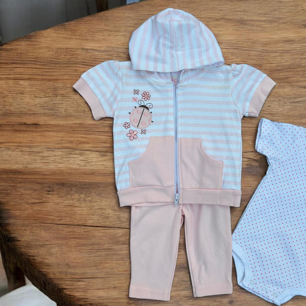 Ladybug Baby 3-Piece Outfit Set