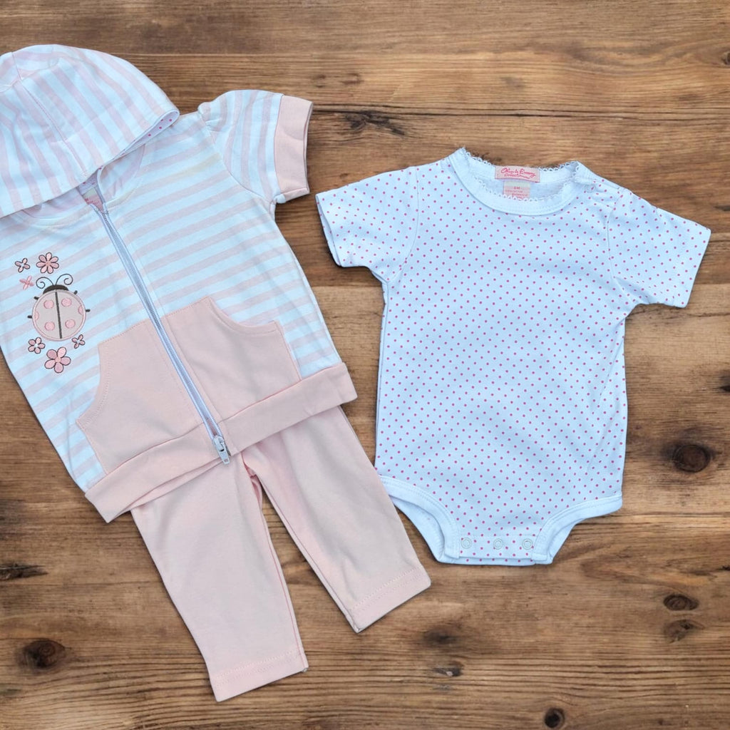 Ladybug Baby 3-Piece Outfit Set