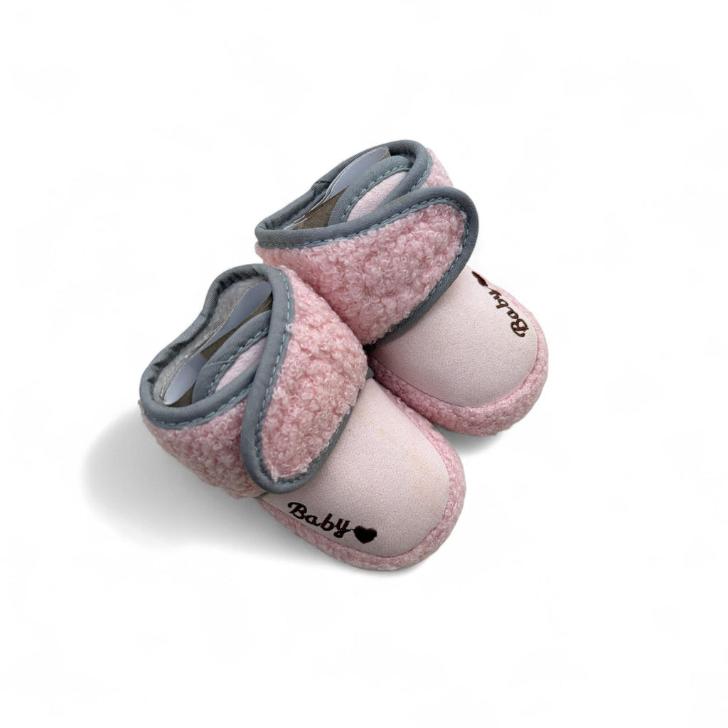 Cotton Candy Cozy Baby Booties