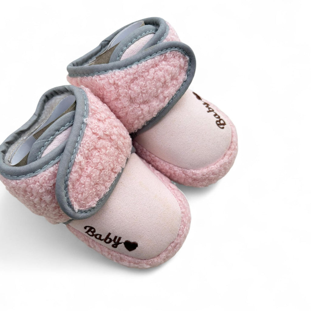 Cotton Candy Cozy Baby Booties