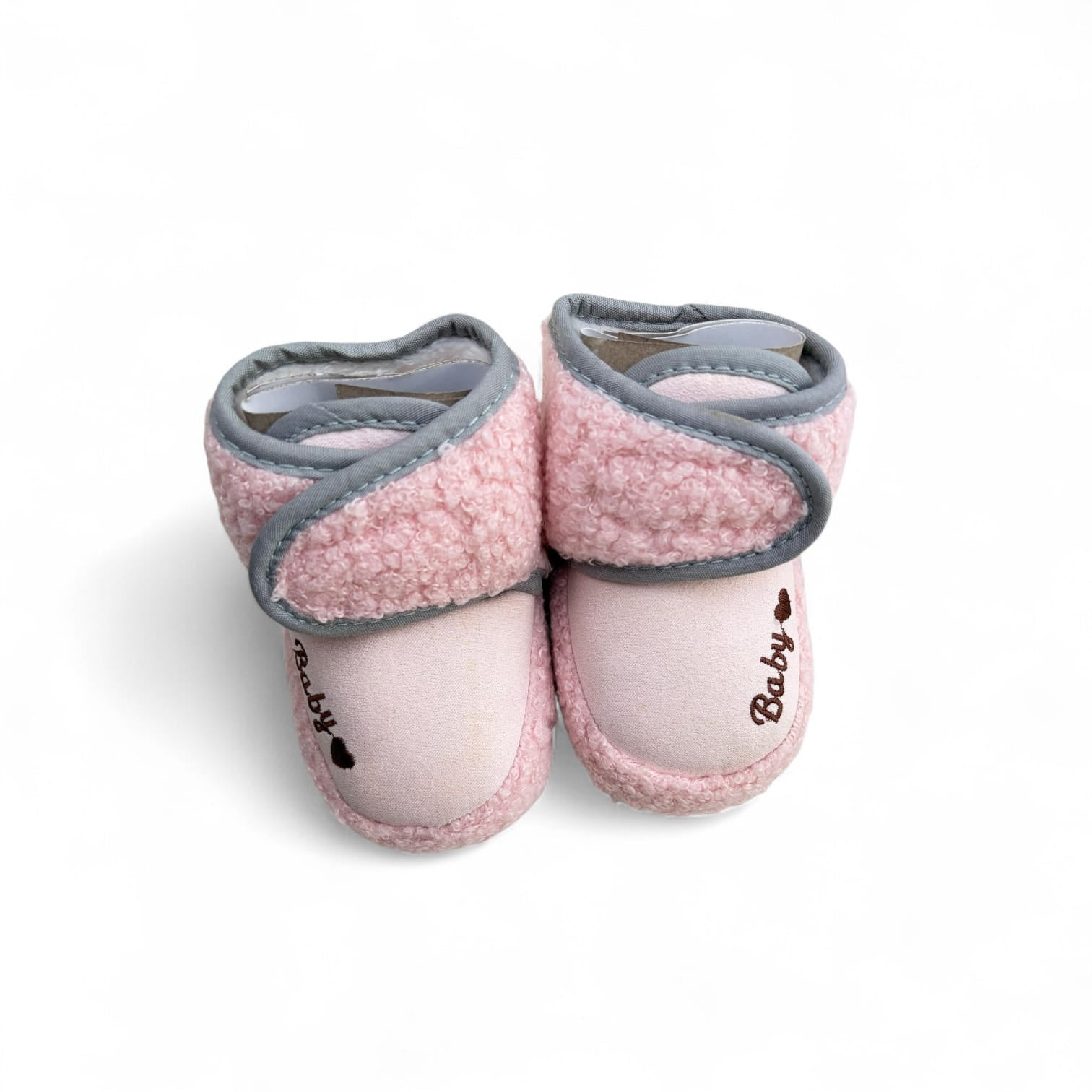 Cotton Candy Cozy Baby Booties