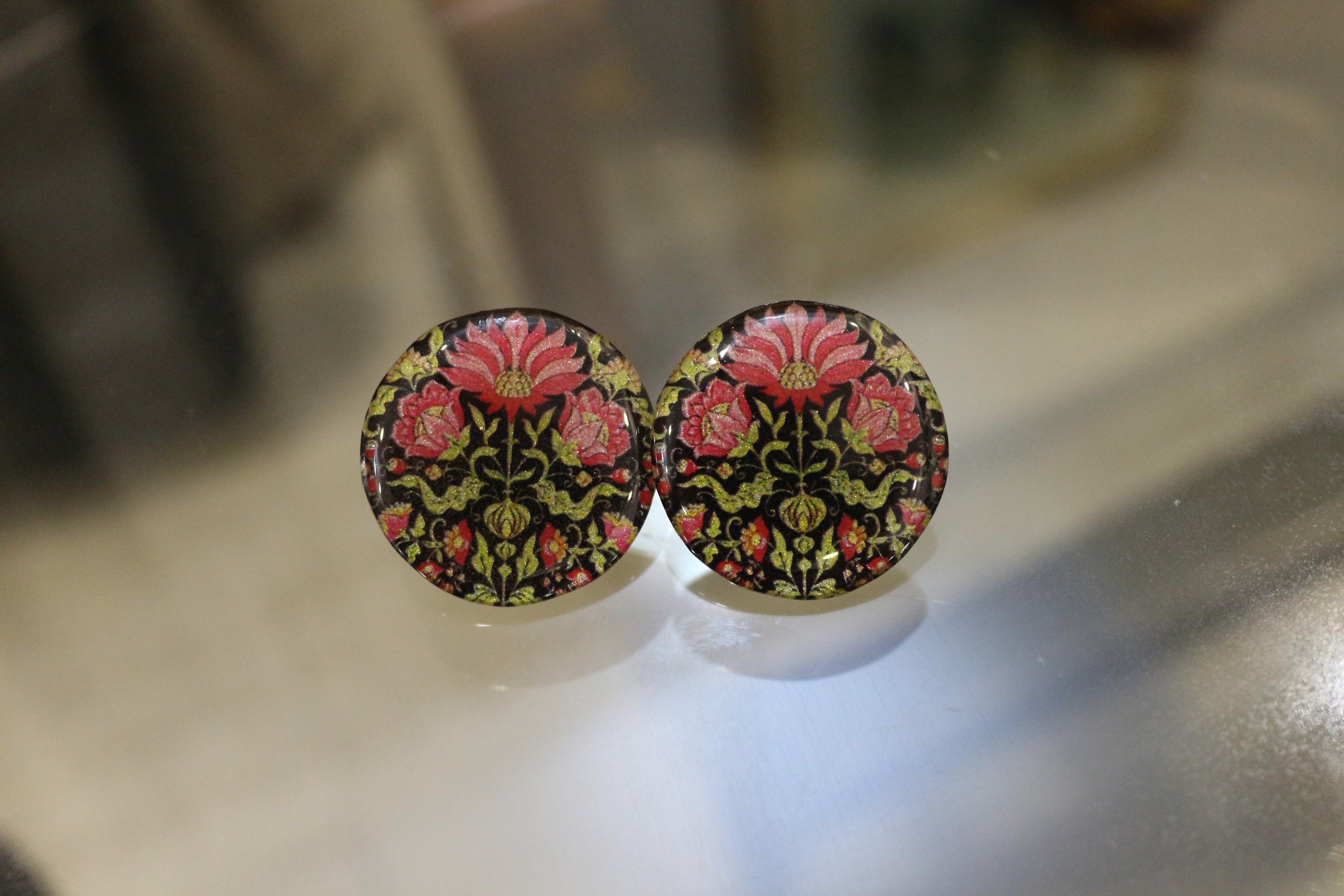 Ethnic Flower Studs