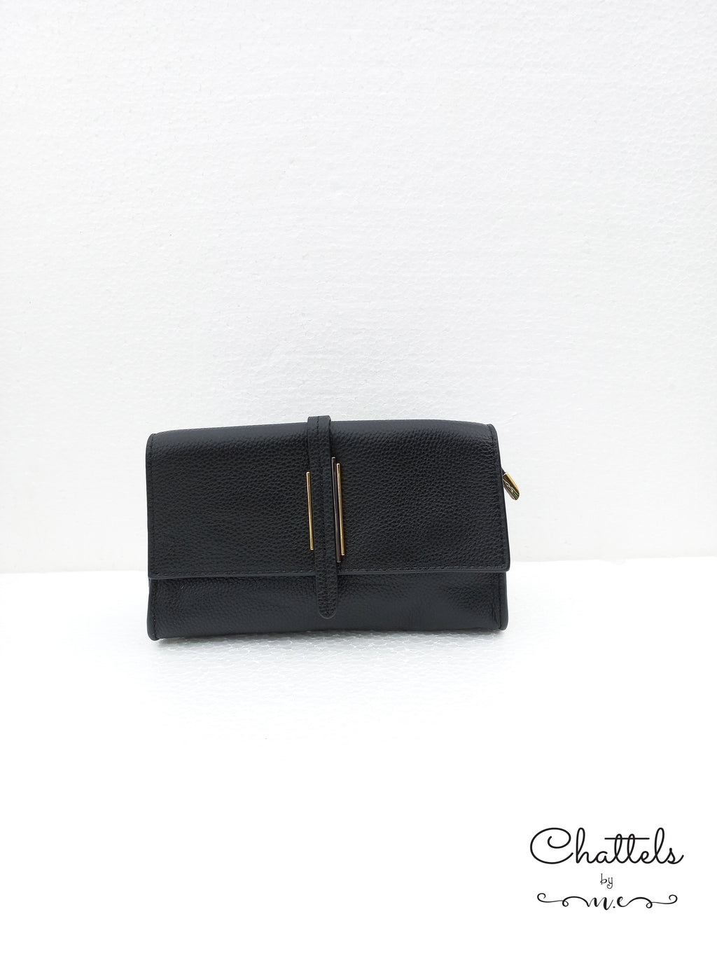 “Lou Mini Crossbody Bag” (Black)