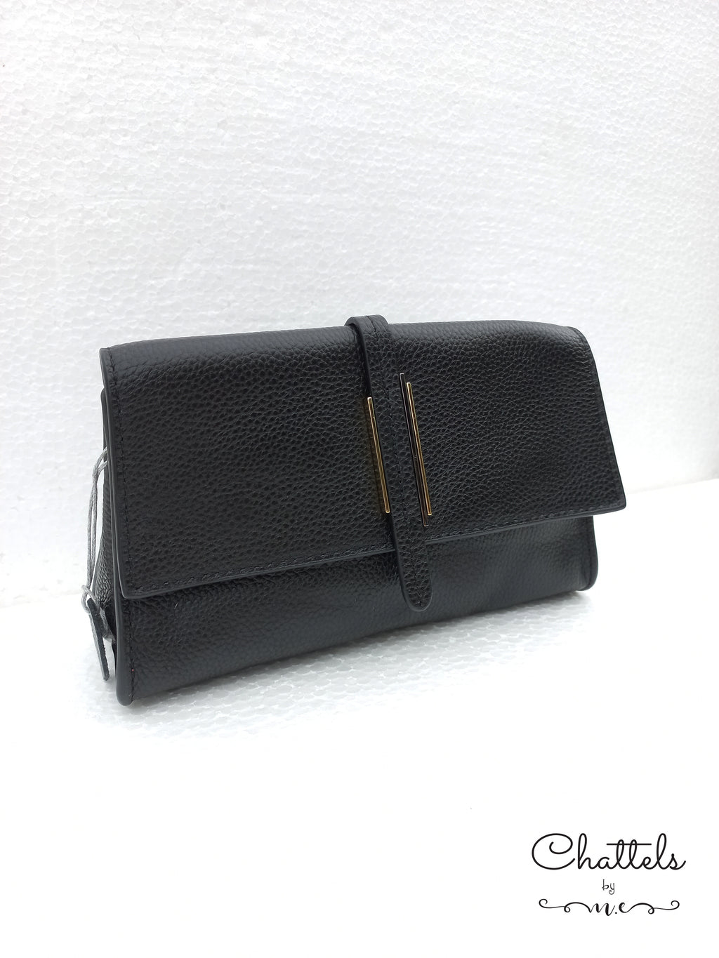 “Lou Mini Crossbody Bag” (Black)