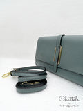 “Lou Mini Crossbody Bag” (Pea Green)
