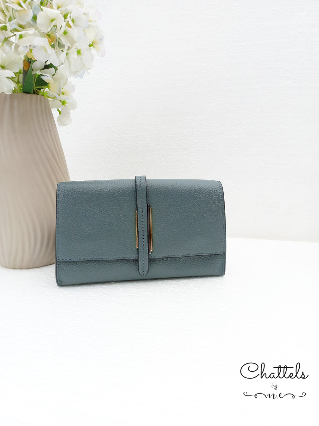 “Lou Mini Crossbody Bag” (Pea Green)