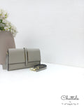 “Lou Mini Crossbody Bag” (Grey Green)