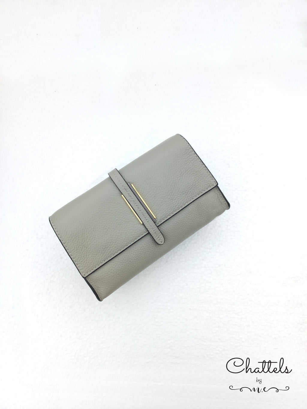 “Lou Mini Crossbody Bag” (Grey Green)