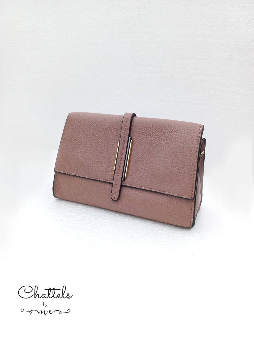 “Lou Mini Crossbody Bag” (Pink)