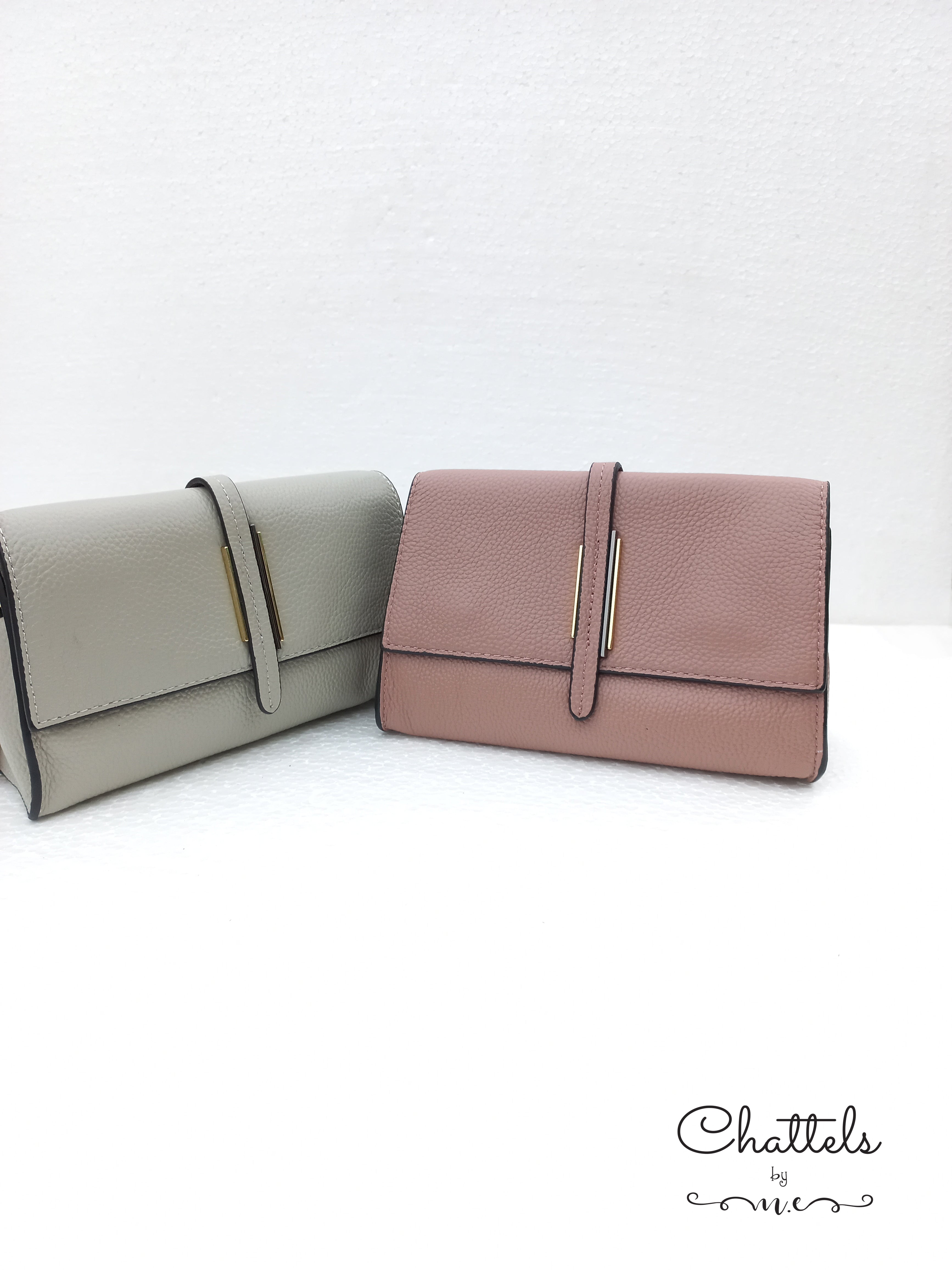 “Lou Mini Crossbody Bag” (Pink)