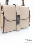 “Sierra Leather Handbag” (Khaki)