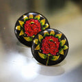 Ethnic Flower Studs 2