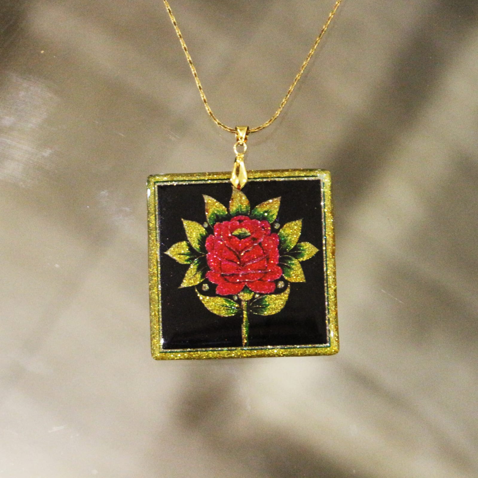 Ethnic Flower Necklace