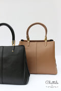 “Katlynne Leather Bag” (Brown)