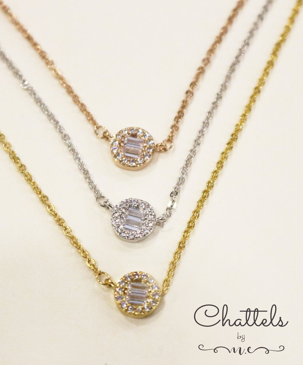 "Eleonora Three-Layered Necklace"