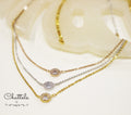 "Eleonora Three-Layered Necklace"