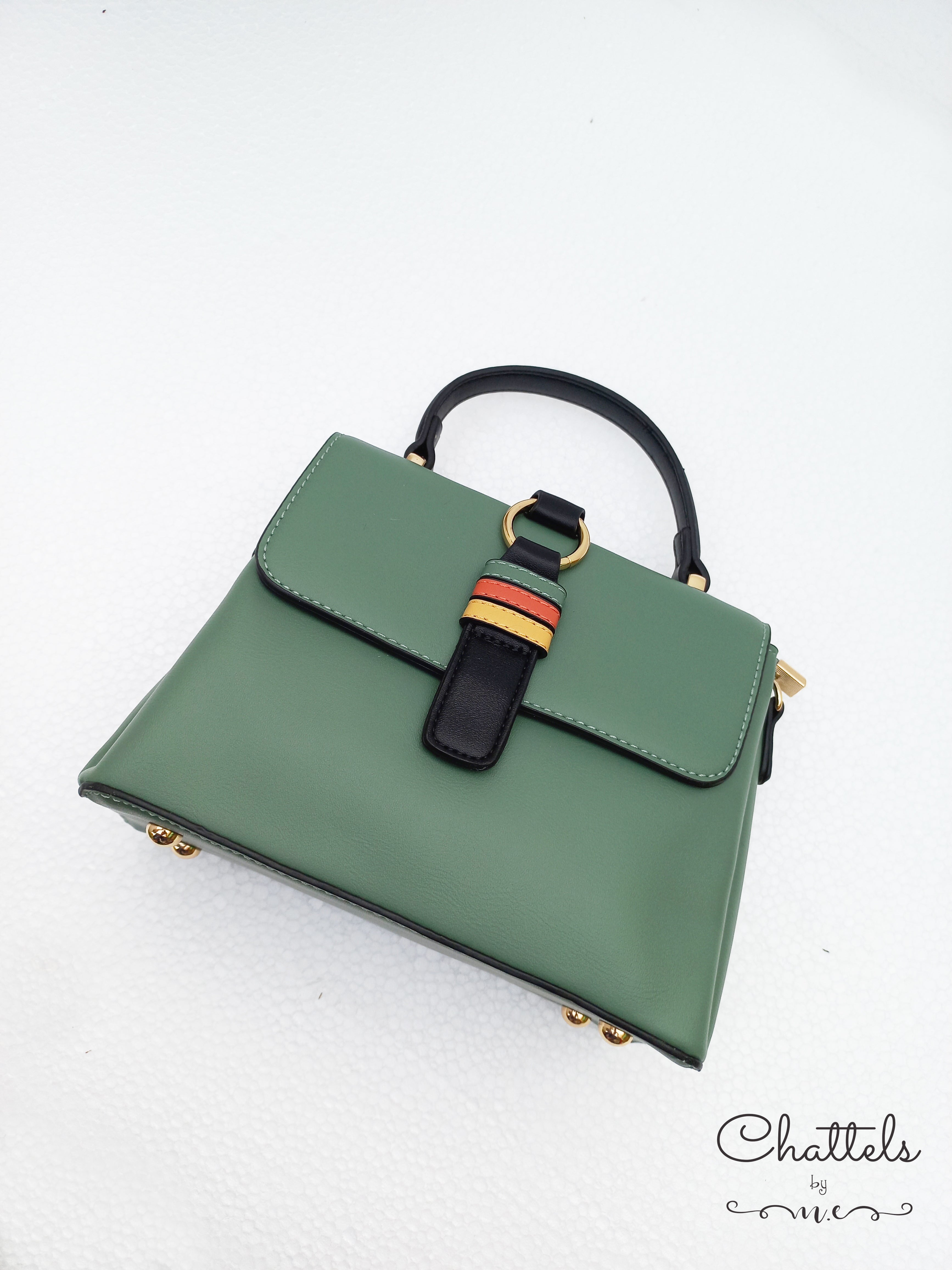 "Castalia Olive Bag”